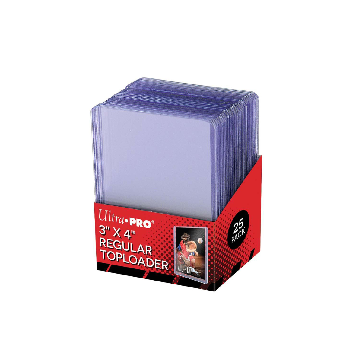 Top Loader : Ultra Pro: Standard 3 x 4" Top Loader 25CT Pack