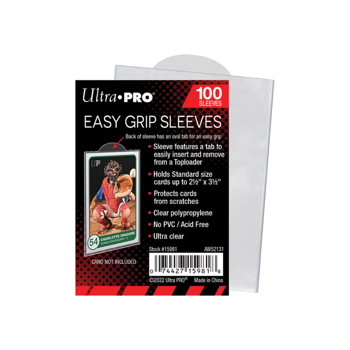 Card Sleeves: Ultra Pro Easy Grip Soft Sleeves (100ct)