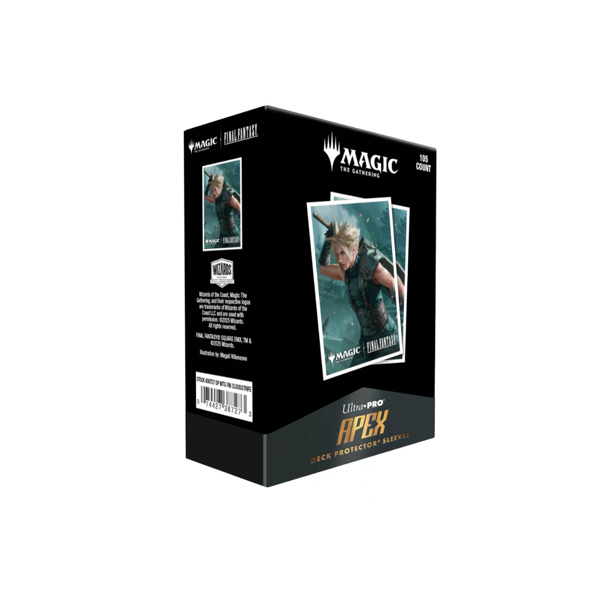 Ultra Pro Apex Sleeves Magic the Gathering Universes Beyond Final Fantasy V1 Cloud