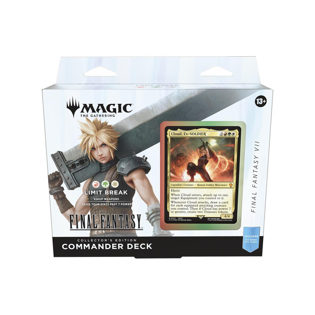 MTG TCG: Universes Beyond- Final Fantasy Commander Deck Collector's Edition - (Final Fantasy VII Limit Break)