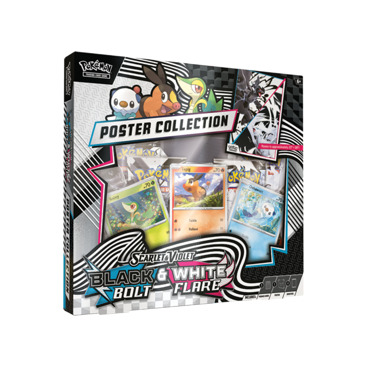 Pokémon TCG: Scarlet & Violet 10.5 Black Bolt/White Flare- Unova Poster Collection