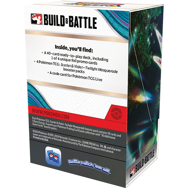 Pokémon TCG: Scarlet & Violet 06 Twilight Masquerade- Build & Battle Box