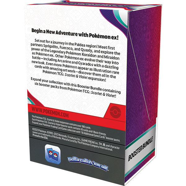 Pokémon TCG: Scarlet & Violet 01- Booster Bundle