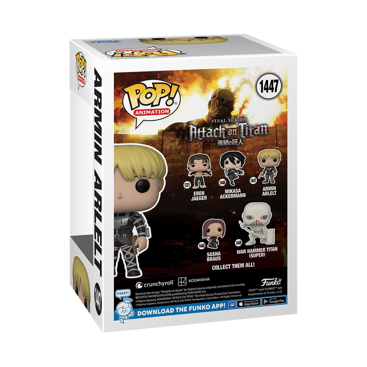 Funko Pop! Attack on Titan - Armin Arlelt