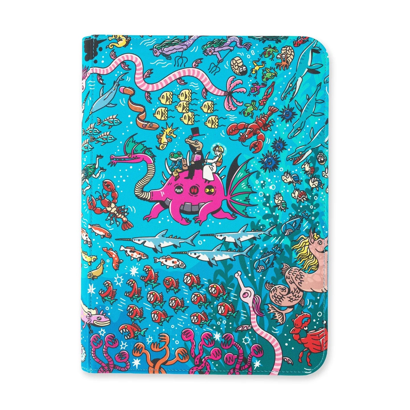 Vault X - 9-Pocket Exo-Tec® Zip Binder Water: Osare