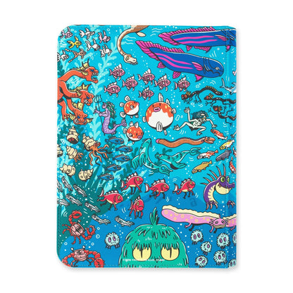 Vault X - 9-Pocket Exo-Tec® Zip Binder Water: Osare