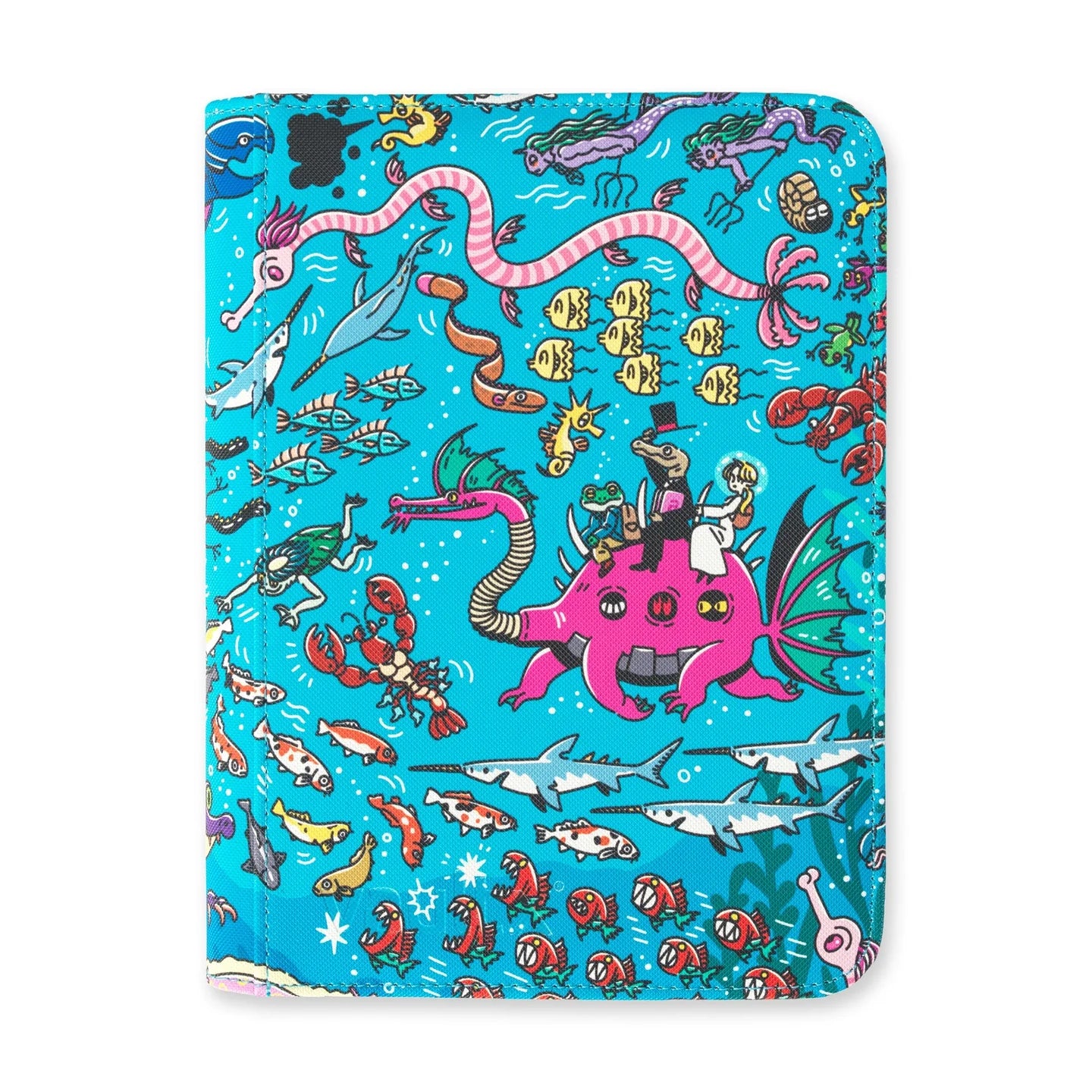 Vault X - 4-Pocket Exo-Tec® Zip Binder Water: Osare