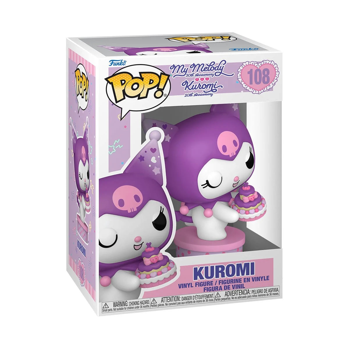 Funko Pop! Hello Kitty and Friends - Kuromi 20th Anniversary Kuromi with Cake