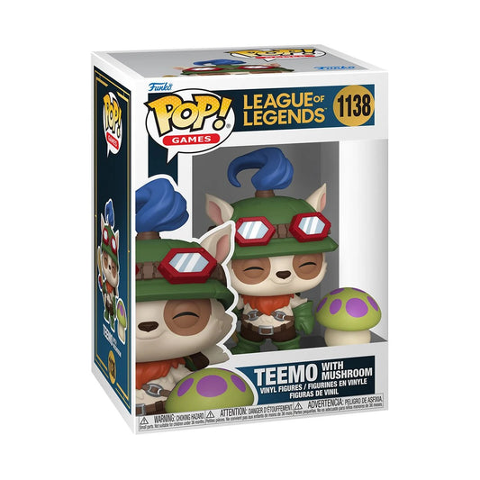 Funko Pop! League of Legends - Teemo with Mushroom
