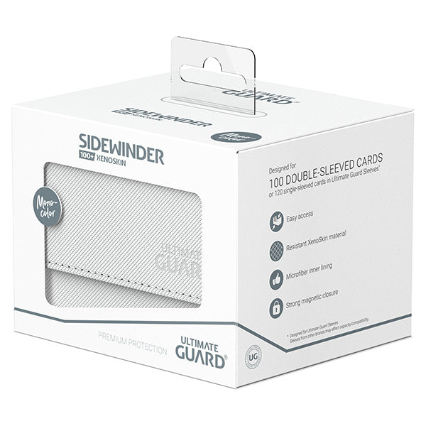 Deck Case: SideWinder 100+ Standard Size Monocolor- White