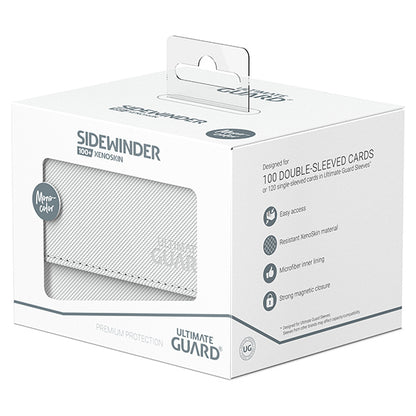 Deck Case: SideWinder 100+ Standard Size Monocolor- White