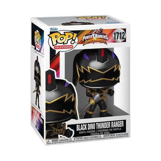 Funko Pop! Power Rangers Dino Thunder - Black Dino Thunder Ranger