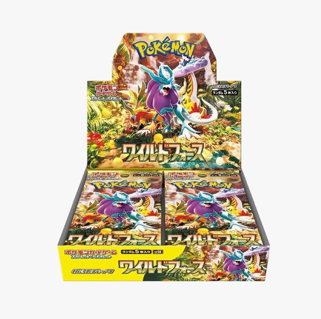 Pokémon TCG:  Wild Force sv5k Booster Box JP