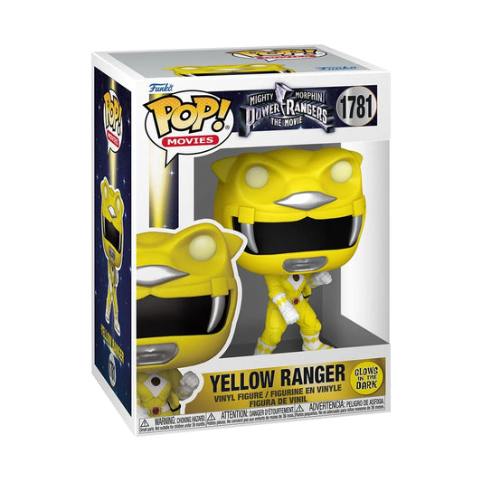 Funko Pop! Mighty Morphin Power Rangers - The Movie Ninja Yellow Ranger Glow