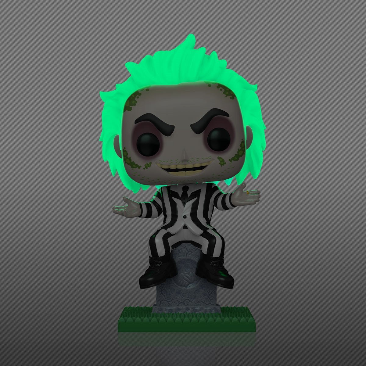 Funko Pop! PLUS Beetlejuice on Tombstone Glow (Entertainment Earth)