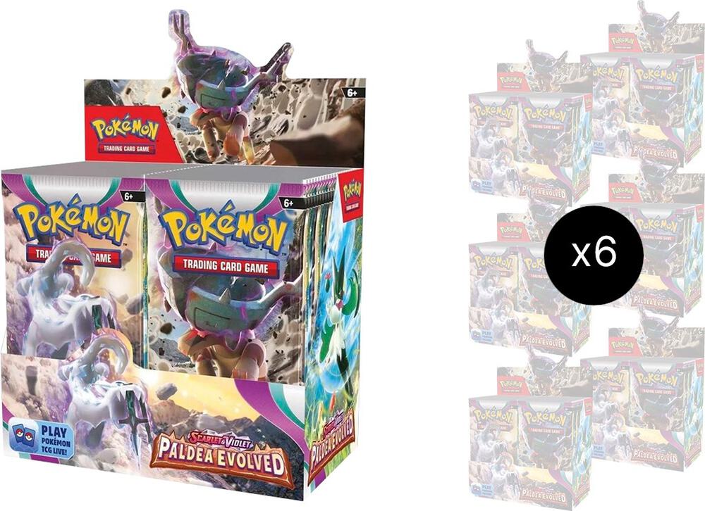 Pokémon TCG: Scarlet & Violet 02 Paldea Evolved- Booster Display Case