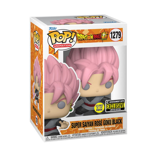 FUNKO POP! ANIMATION: Dragon Ball Super - Super Saiyan Rose Goku Black (GITD)(Entertainment Earth Exclusive)