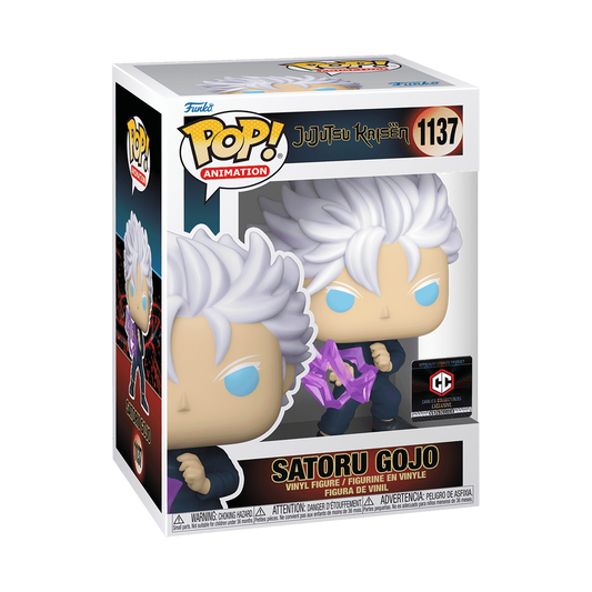 Funko Pop! Jujutsu Kaisen - Satoru Gojo Unmasked Hollow Purple (Chalice Collectibles)