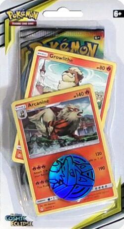 Pokémon TCG: Sun & Moon Cosmic Eclipse - Blister Pack [Growlithe & Arcanine]