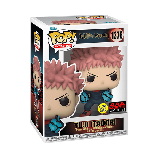 Funko Pop! Jujutsu Kaisen - Yuji Itadori (GITD)(AAA Anime Exclusive)