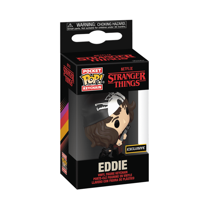 Funko Pop! Keychain: Stranger Things - Eddie with Guitar
