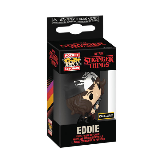 Funko Pop! Keychain: Stranger Things - Eddie with Guitar