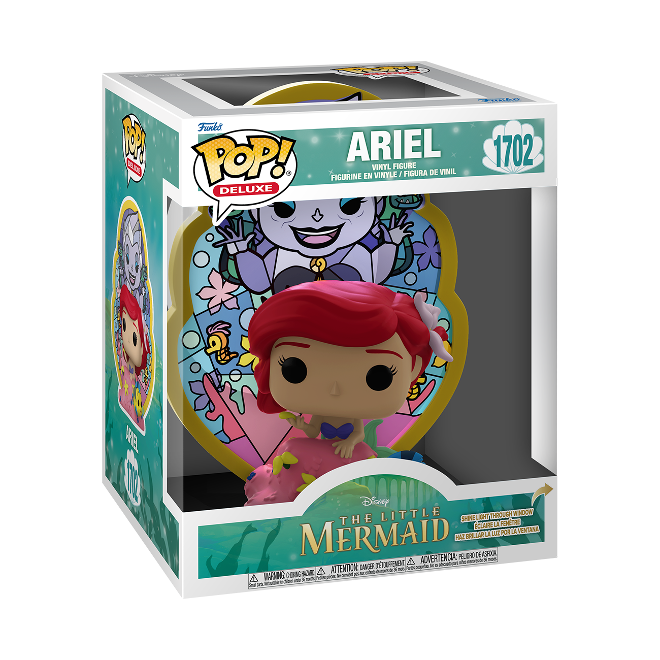 Funko Pop! Deluxe- Little Mermaid- Ariel(Glass)