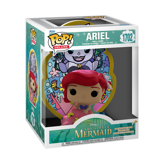 Funko Pop! Deluxe- Little Mermaid- Ariel(Glass)