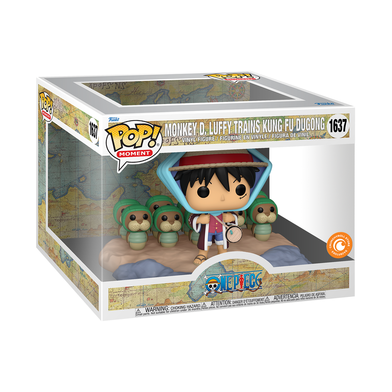 Funko Pop! Moment One Piece - Monkey D. Luffy Trains Kung Fu Dugong (Crunchyroll)