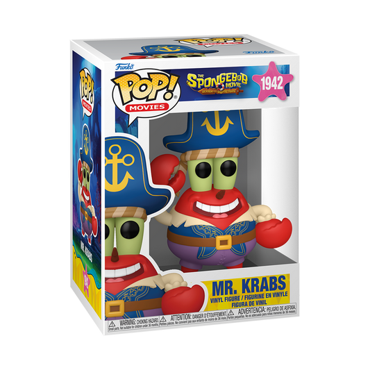 Funko Pop!  The SpongeBob Movie Search for SquarePants SpongeBob - Mr. Krabs