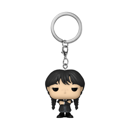 Funko Pop! Keychain: Wednesday Season 2 - Wednesday (Black Coat)