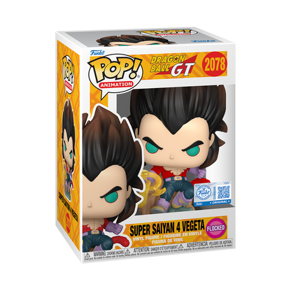 Funko Pop! Dragon Ball GT - Super Saiyan 4 Vegeta Flocked (Chalice Collectibles)