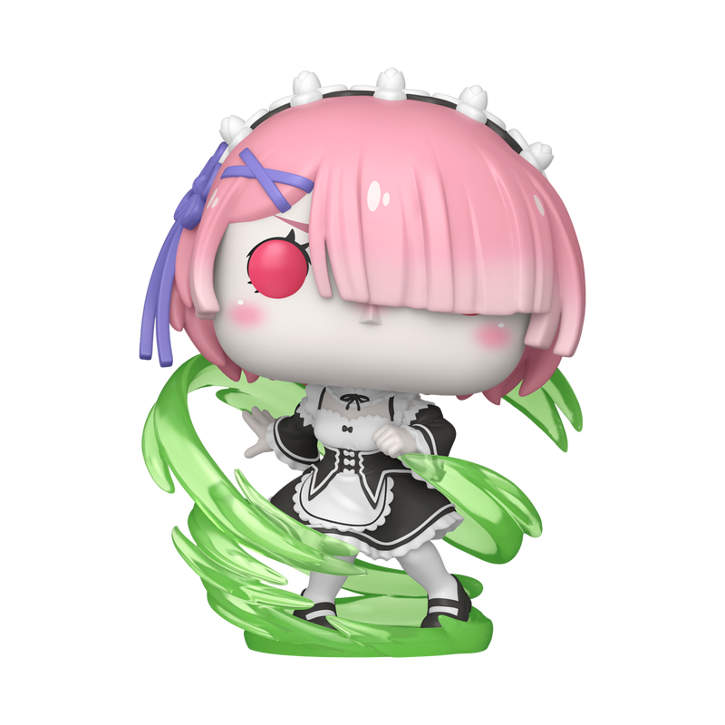 Funko Pop! PLUS - Re: ZERO - Starting Life in Another World - Ram Wind Magic Glow (Chalice Collectibles)