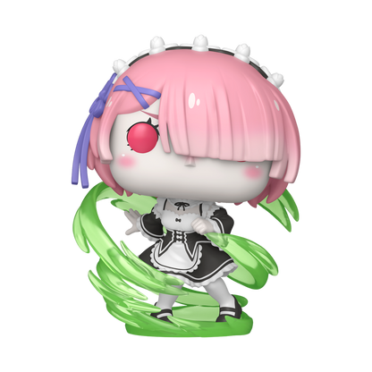 Funko Pop! PLUS - Re: ZERO - Starting Life in Another World - Ram Wind Magic Glow (Chalice Collectibles)