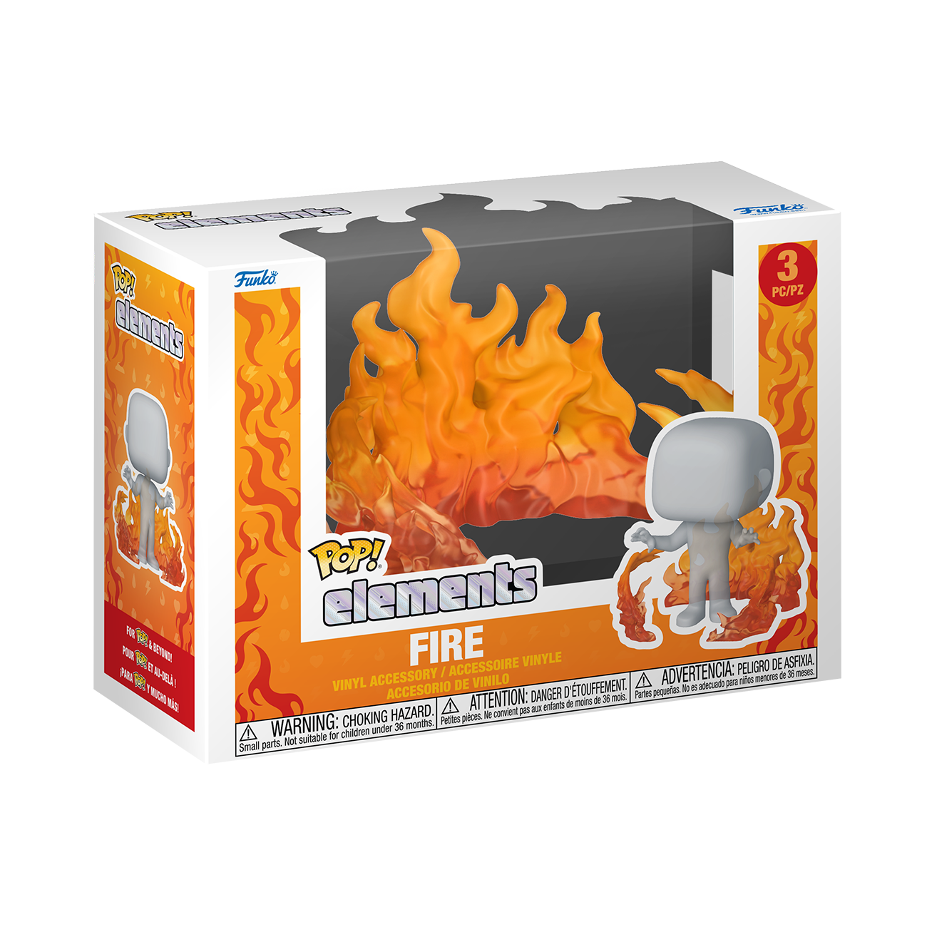 Funko Pop! Elements- Fire- Red