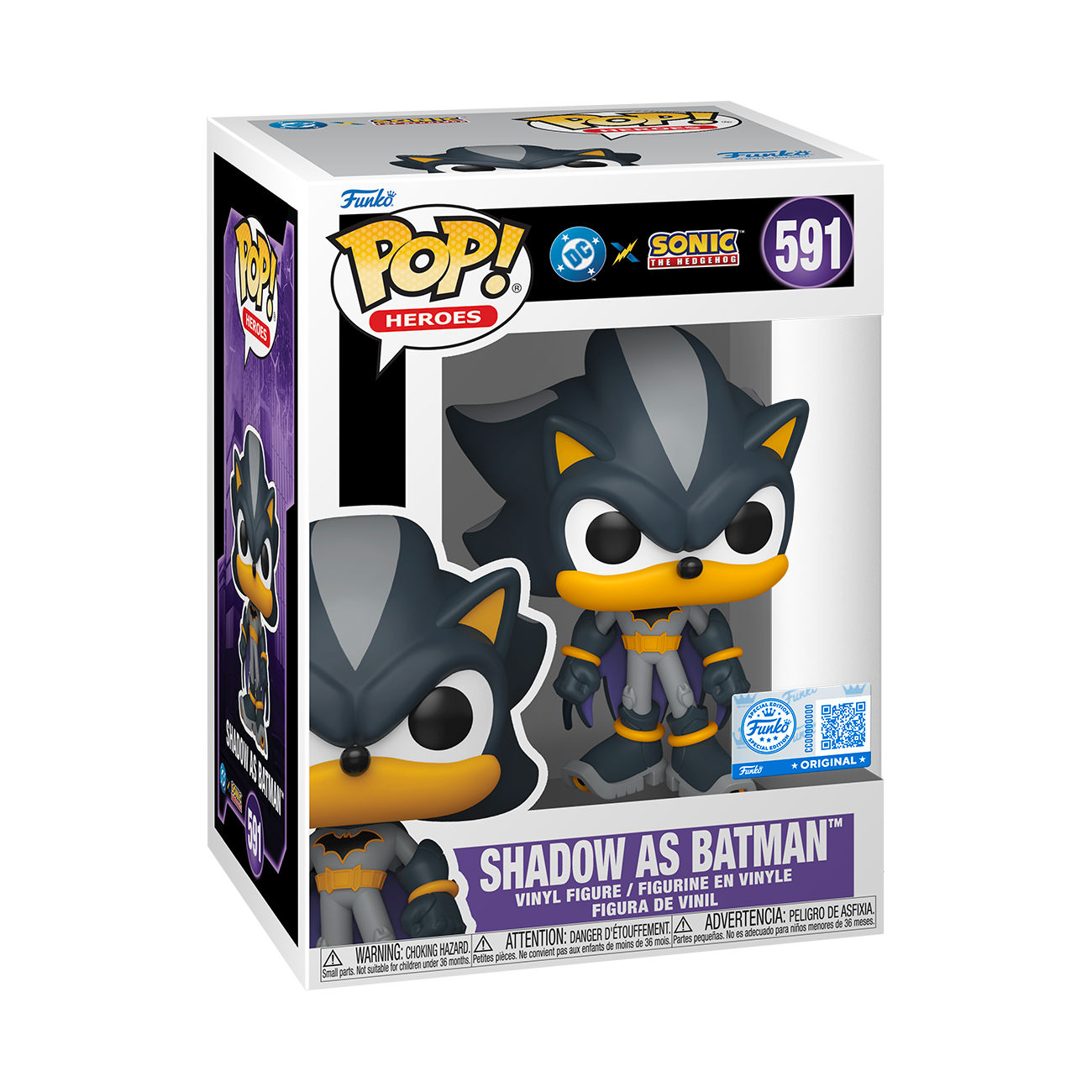 Funko Pop! Justice League & Sonic- Shadow As Batman