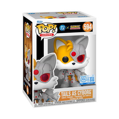 Funko Pop! Justice League & Sonic- Tails As Cyborg