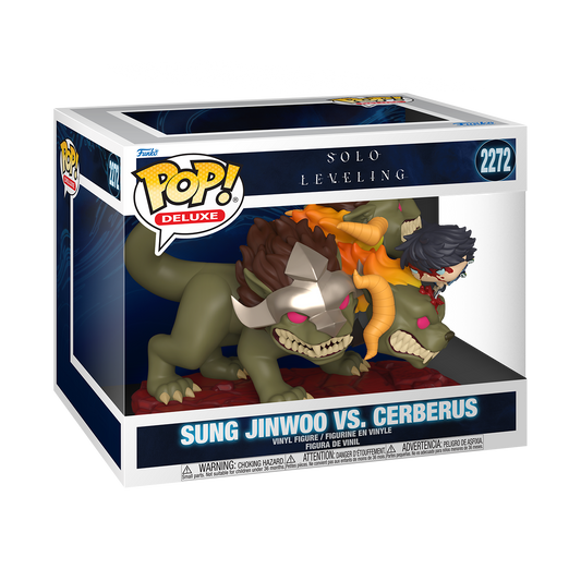 Funko Pop! Deluxe Solo Leveling - Jinwoo Vs Cerberus
