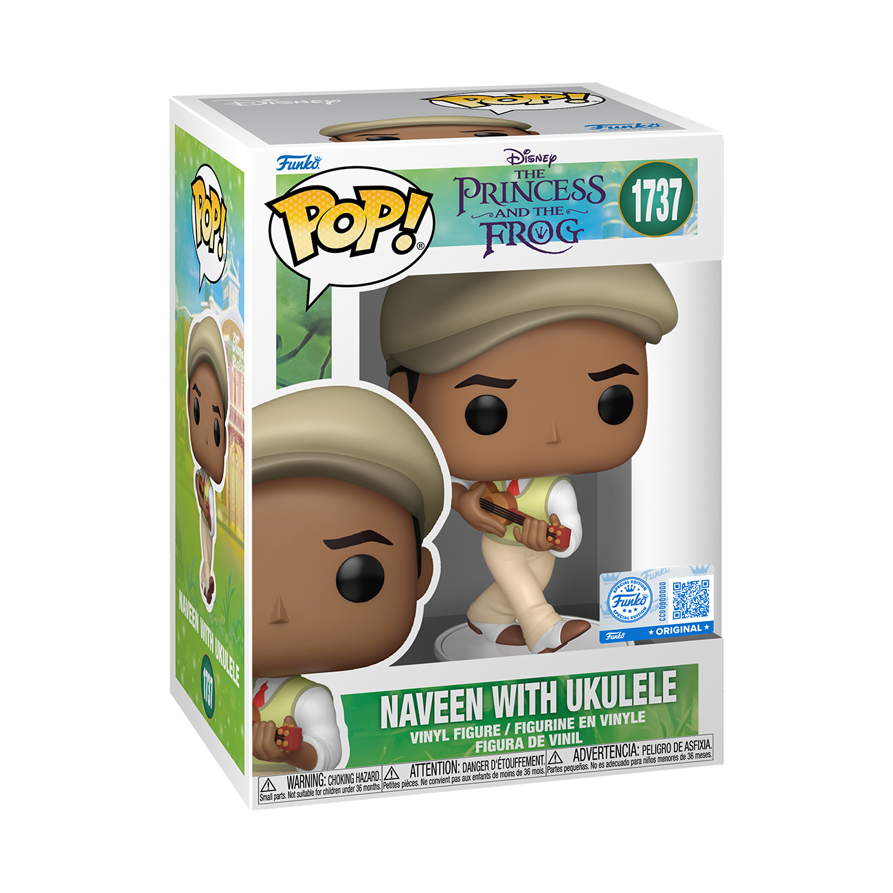 Funko Pop! Disney The Princess And The Frog - Naveen With Ukulele (Specialty Series)
