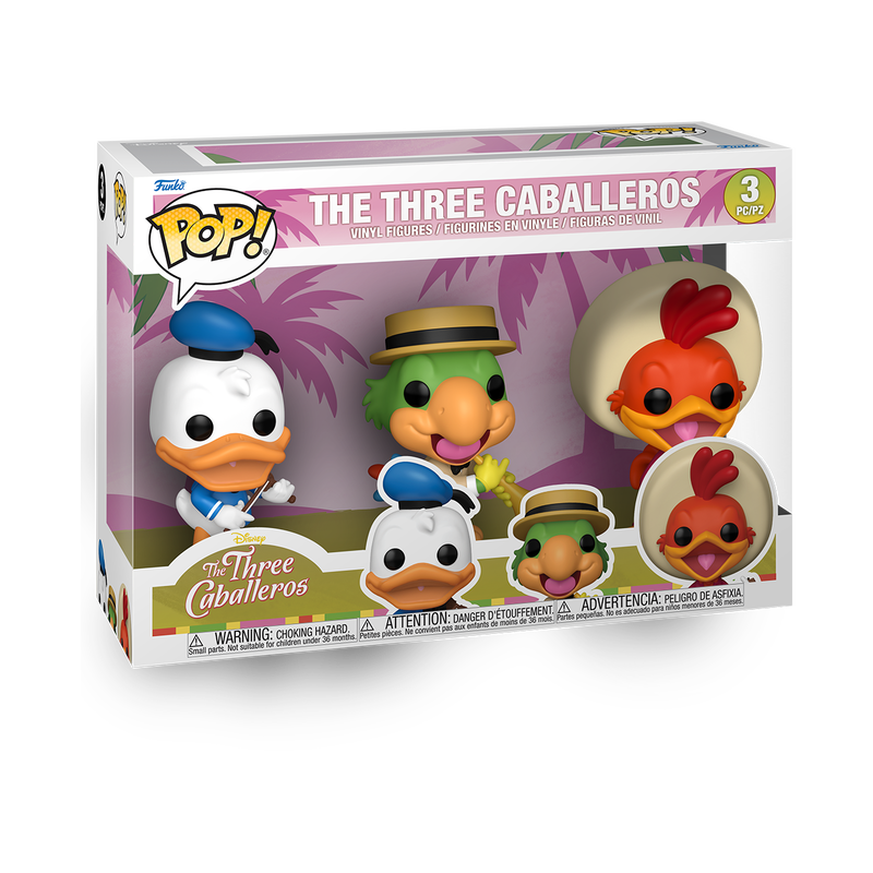 Funko Pop! Disney: The Three Caballeros 3-Pack