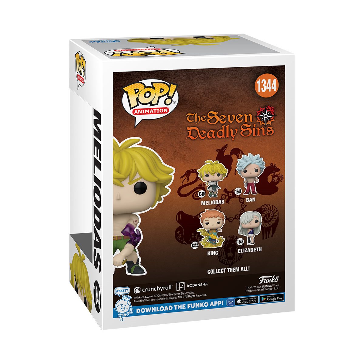 Funko Pop! Seven Deadly Sins - Meliodas Demon Mode CHASE (PX)