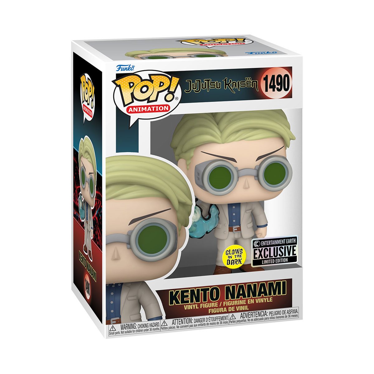 Funko Pop! Jujutsu Kaisen - Kento Nanami Glow (Entertainment Earth)