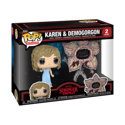 Funko Pop! Stranger Things - Karen & Demogorgon 2-Pack