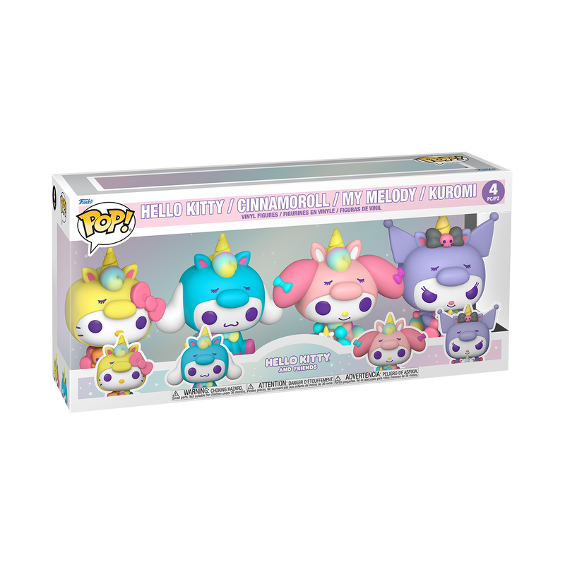 Funko Pop! Sanrio - Hello Kitty Unicorn Outfit 4-Pack