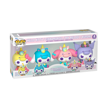 Funko Pop! Sanrio - Hello Kitty Unicorn Outfit 4-Pack