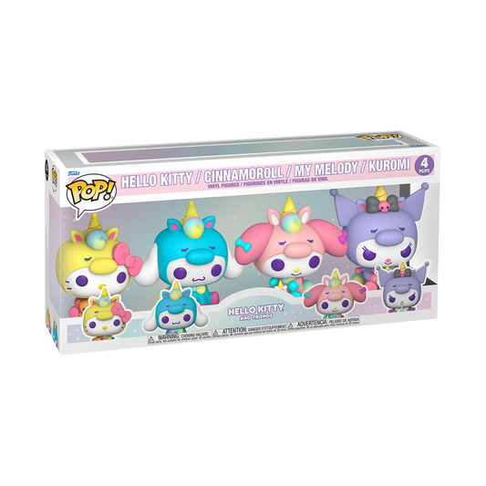 Funko Pop! Sanrio - Hello Kitty Unicorn Outfit 4-Pack