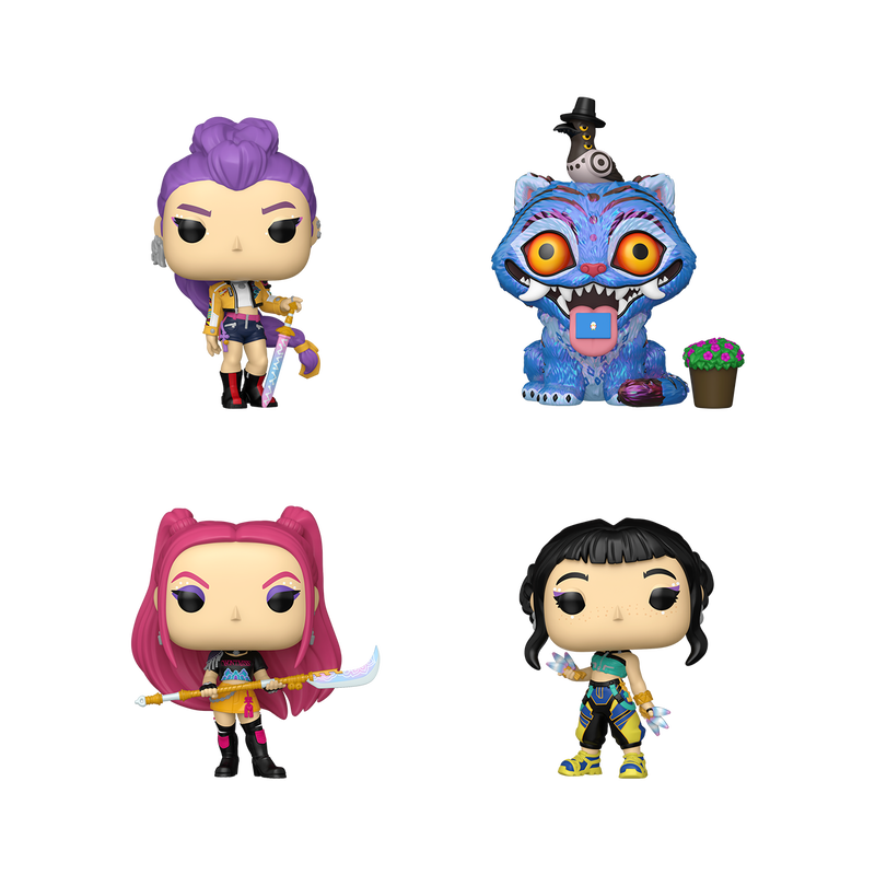 Funko Pop! KPop Demon Hunters: HUNTR/X 4-Pack