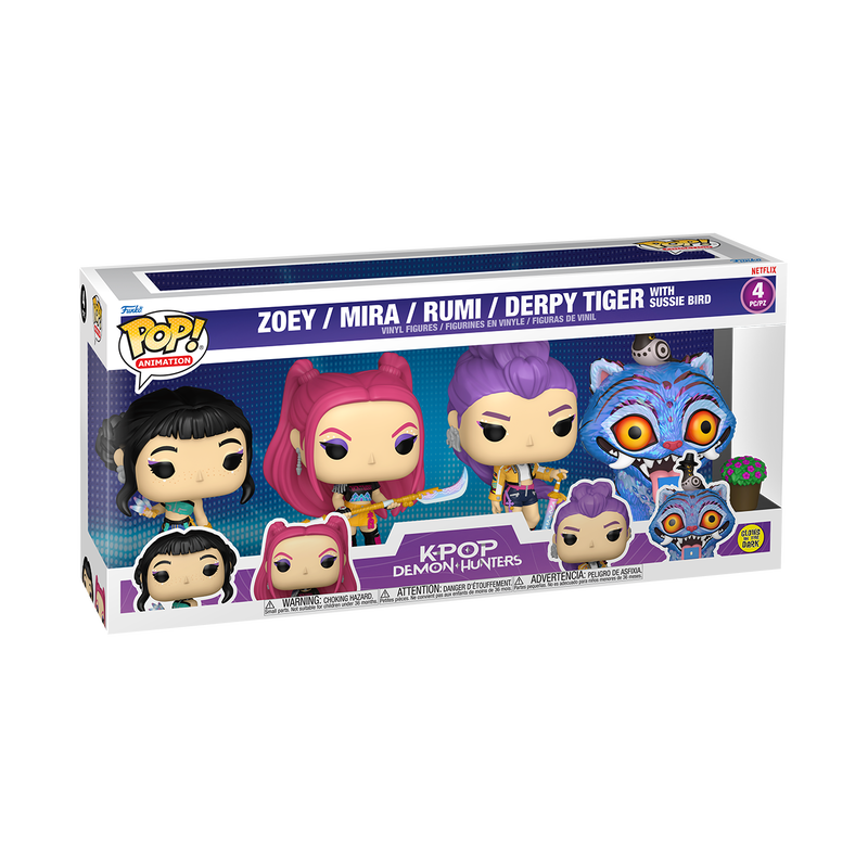 Funko Pop! KPop Demon Hunters: HUNTR/X 4-Pack