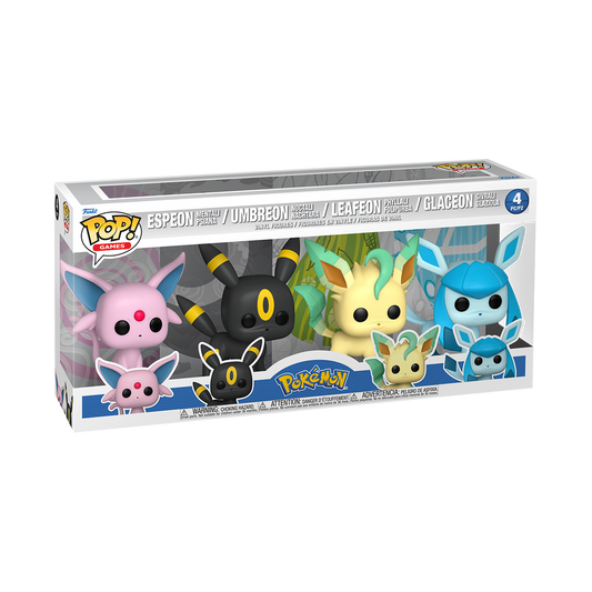 Funko Pop! Pokemon: Eevee Elemental Evolutions 4-Pack