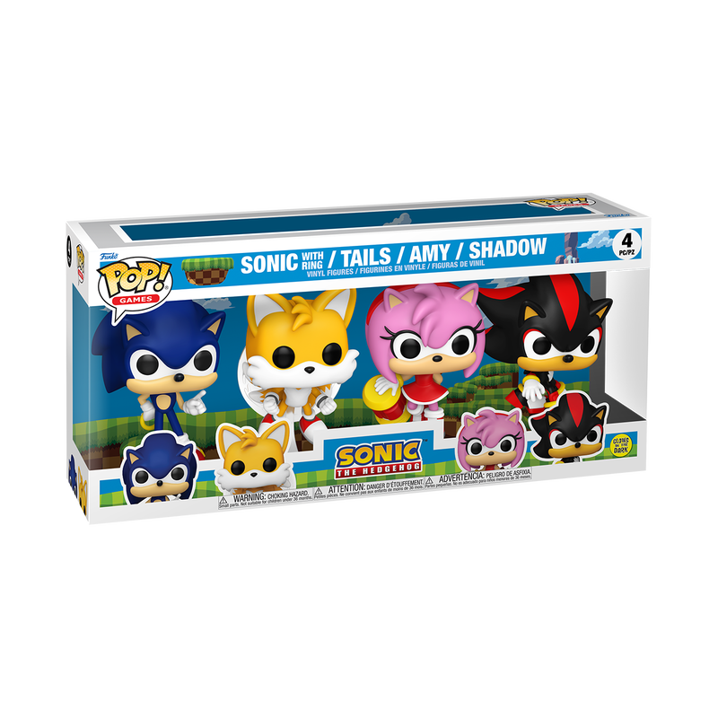 Funko Pop! Sonic the Hedgehog: Sonic the Hedgehog 4-Pack